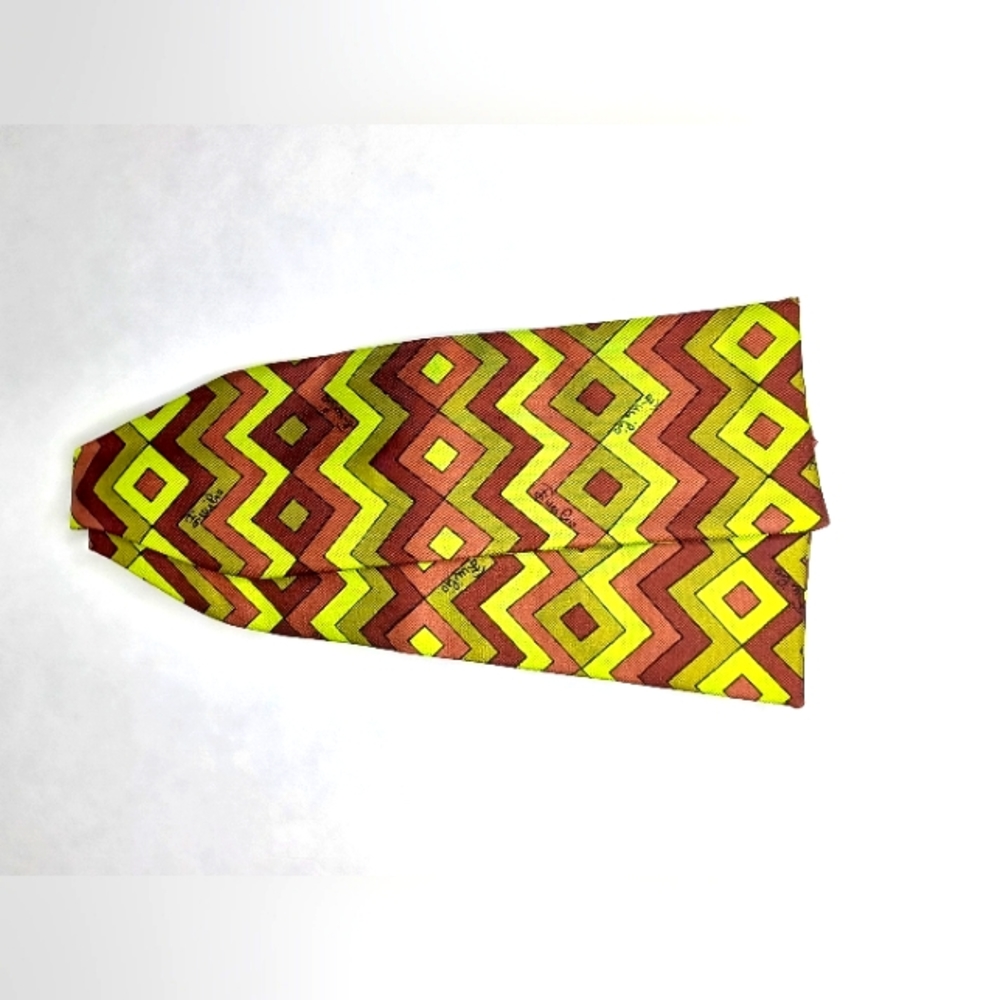 Vintage NOS 1960s Emilio Pucci Silk Bow Tie